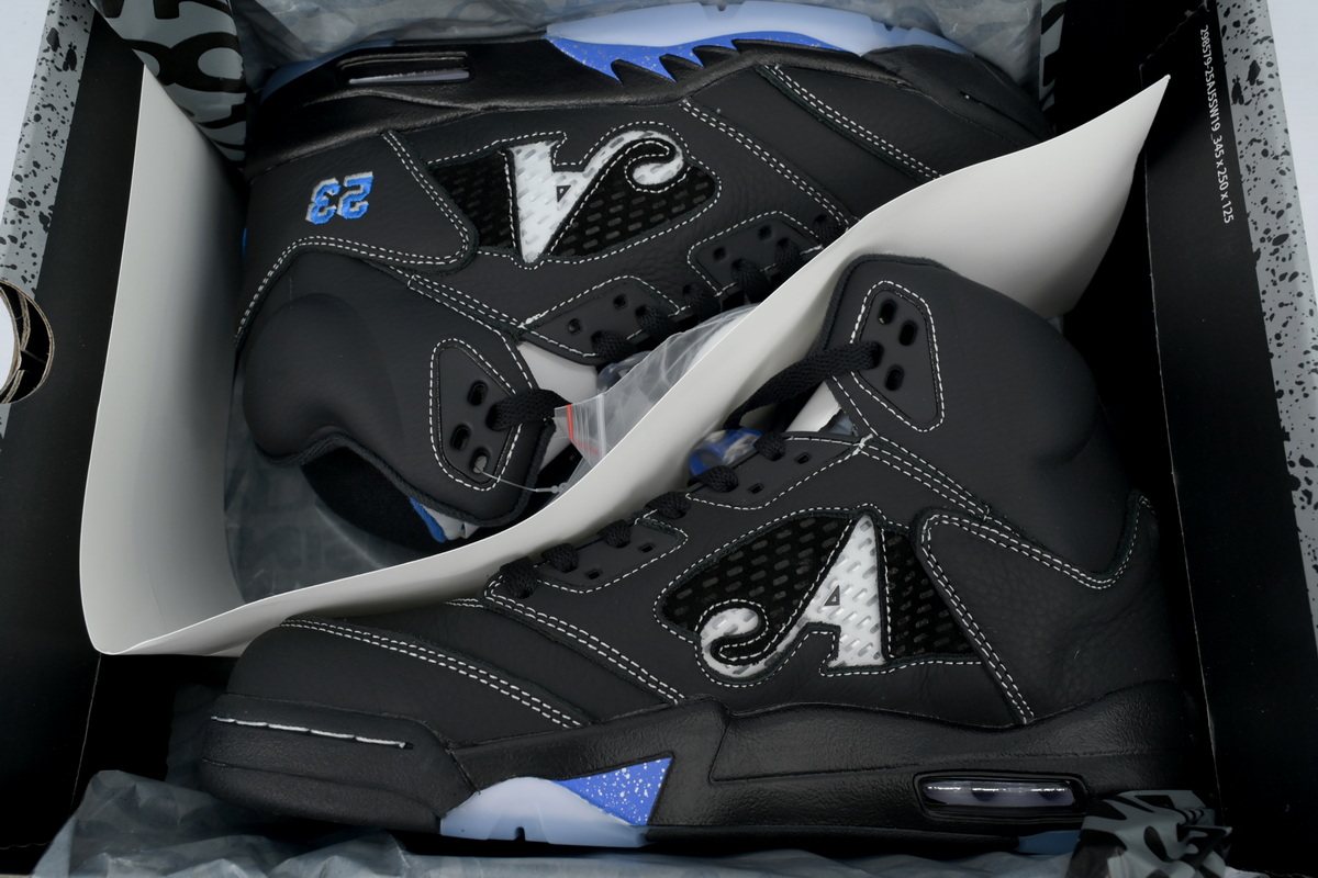 Awake NY x Air Jordan 5 Retro 'Black Racer Blue DV4982-004