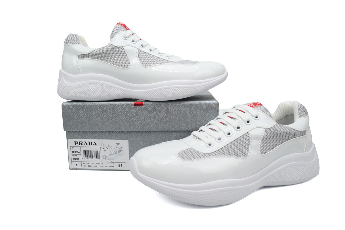 Prada All white mesh shoes