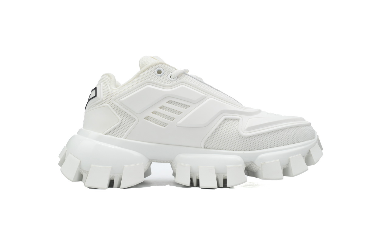 Prada Sneakers White Platform shoes