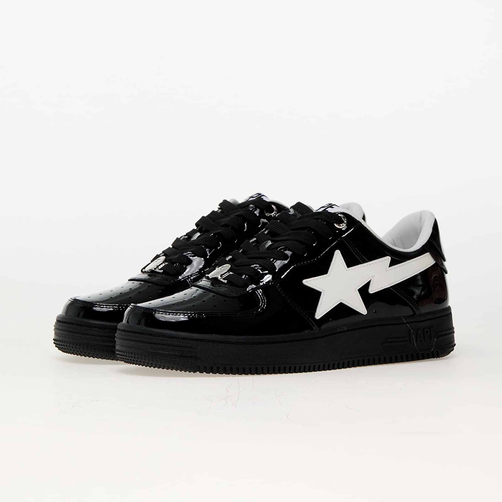 A Bathing Ape Bape Sta #2 Black Patent 1K30-191-302-BLK