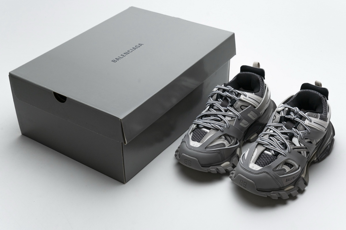 Balenciaga Track Grey White 555032 W1GB7 1214 (LED)