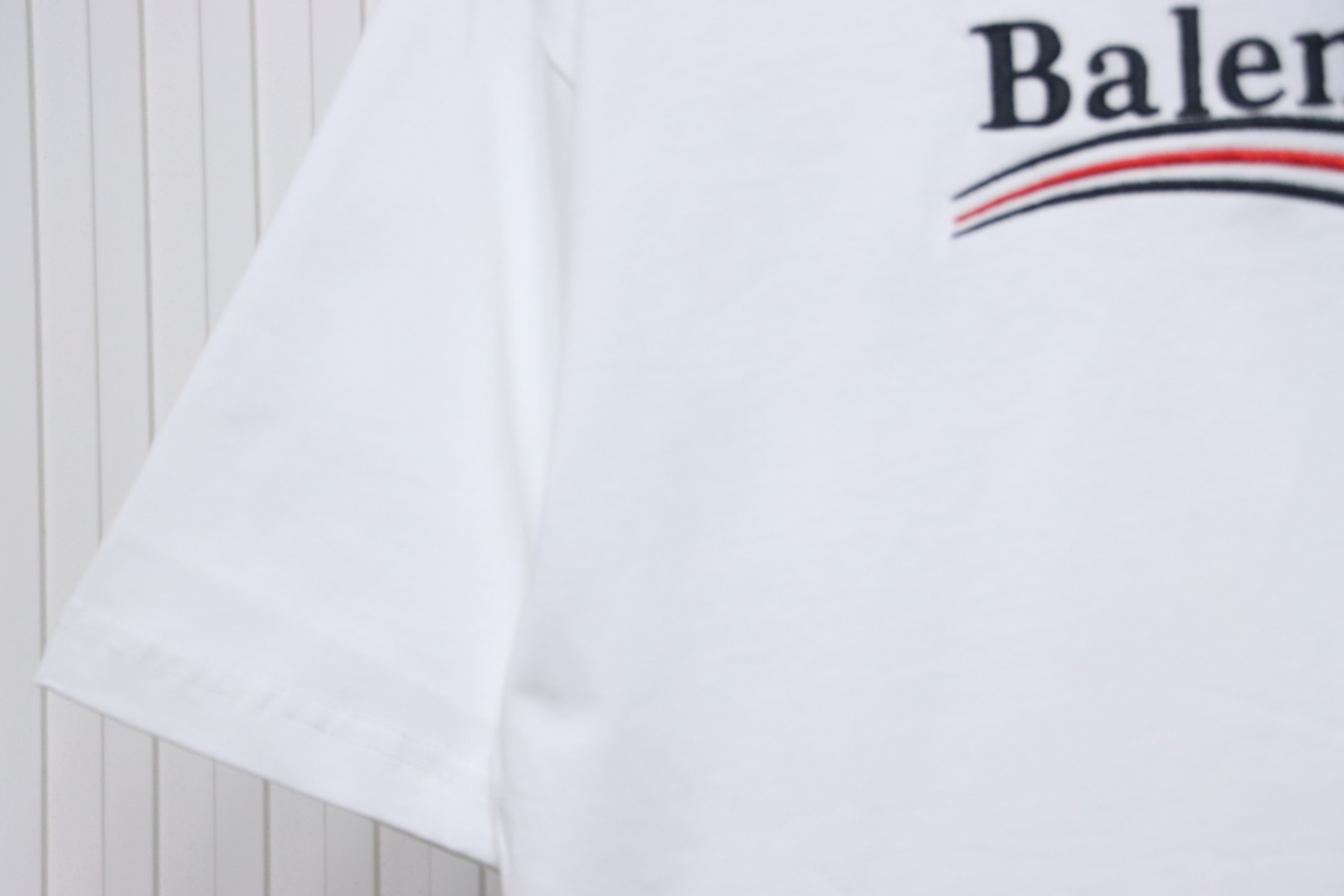 Balenciaga Coke letter embroidered short sleeve