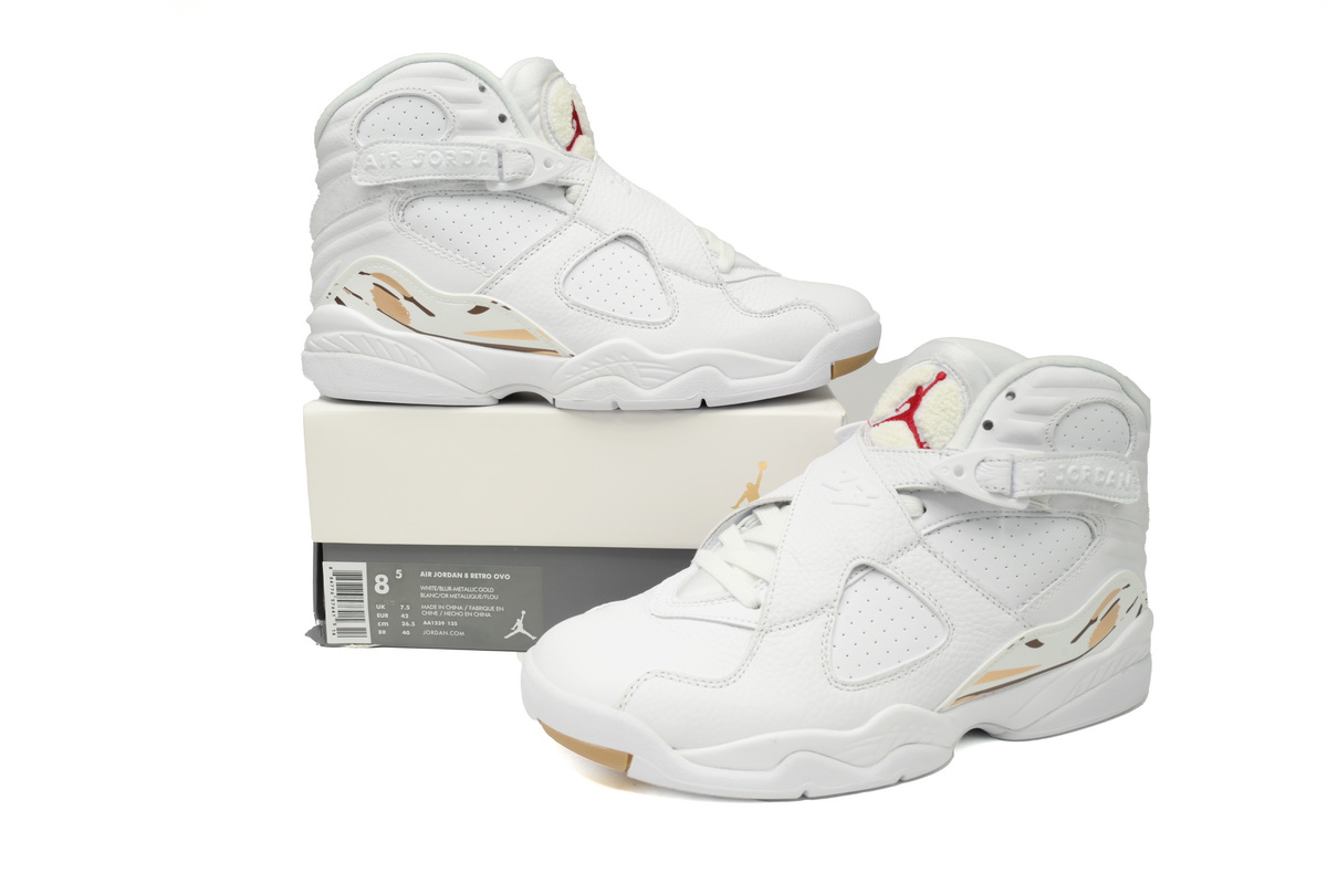 Air Jordan 8 Retro OVO White AA1239-135