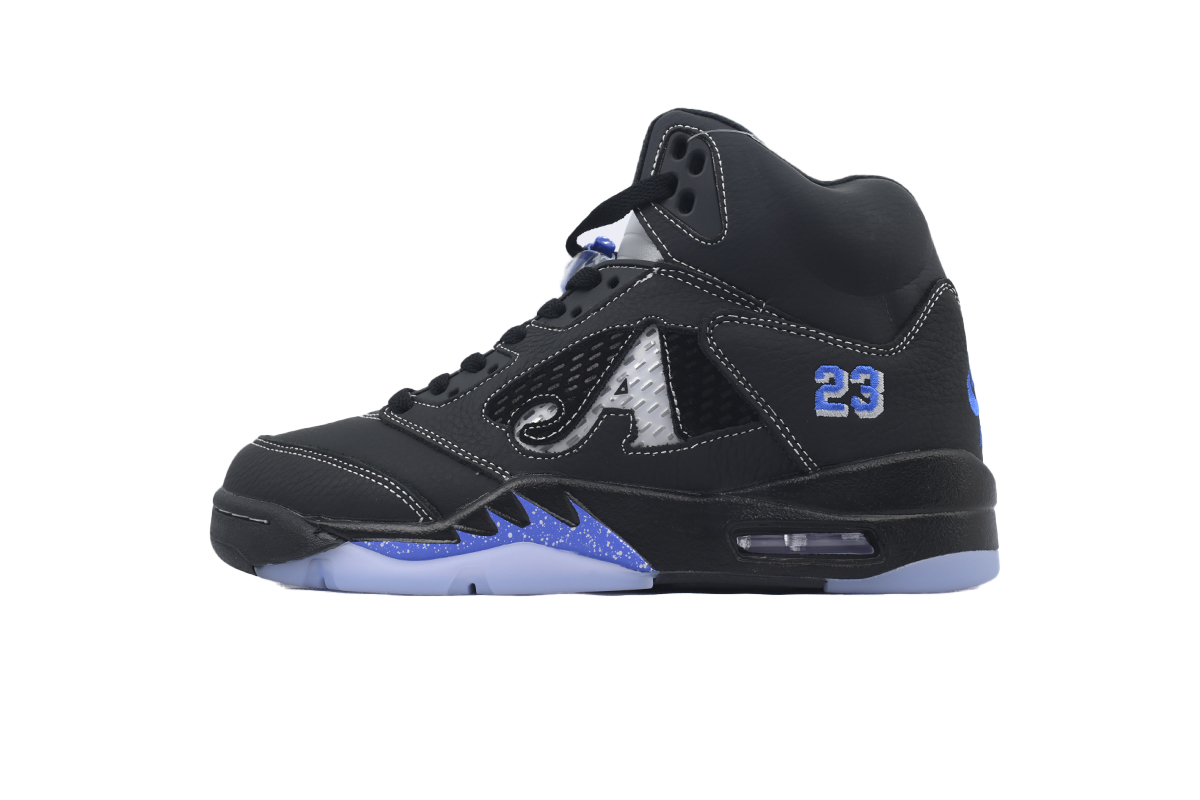 Awake NY x Air Jordan 5 Retro 'Black Racer Blue DV4982-004