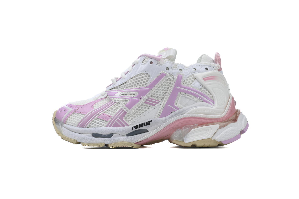 Balenciaga Runner White Pink 677403W3RB39059