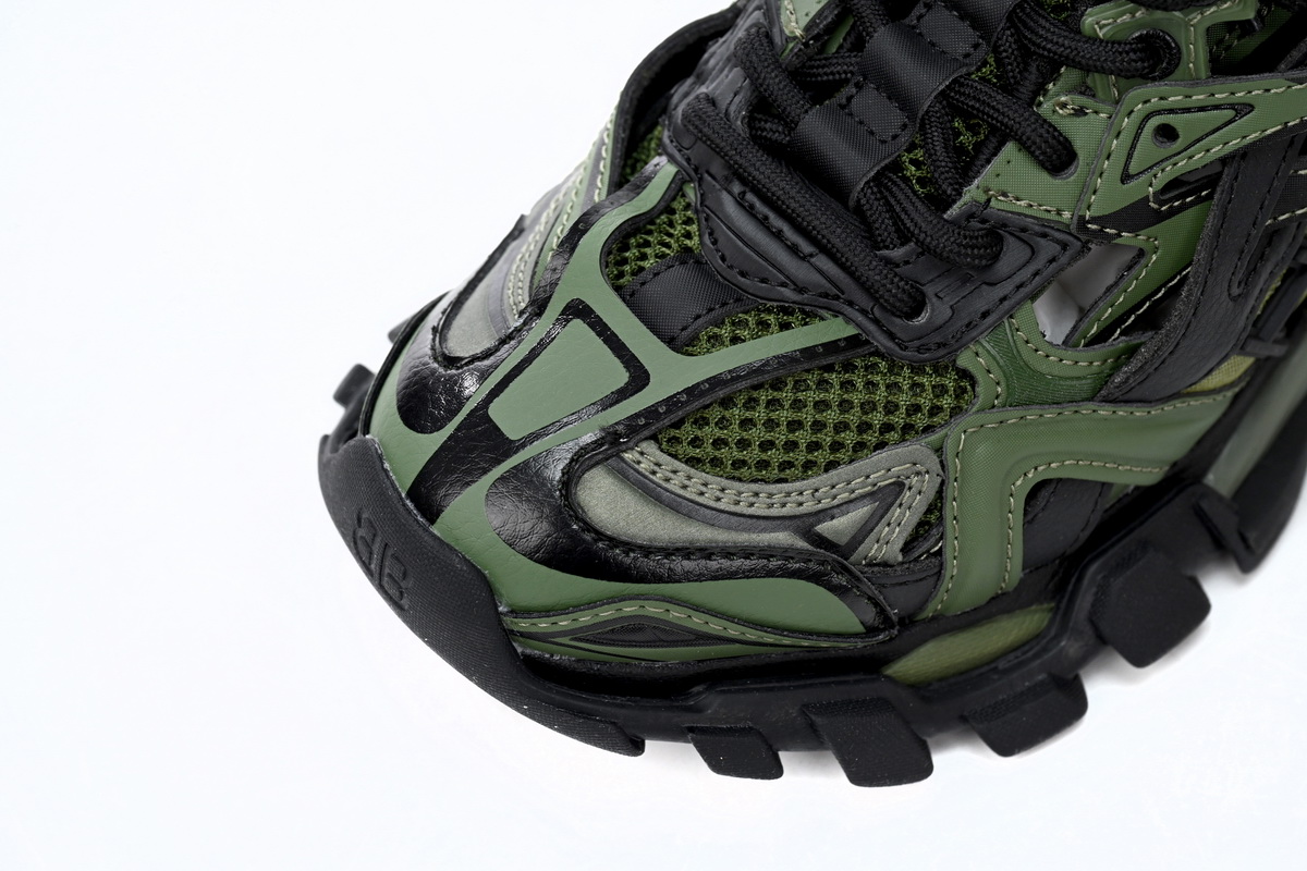 Balenciaga Track 2 Sneaker Military Black 568614 W3AE1 2311