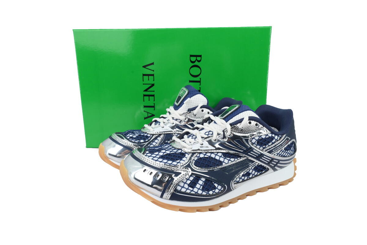 Bottega Veneta Orbit Abyss Silver