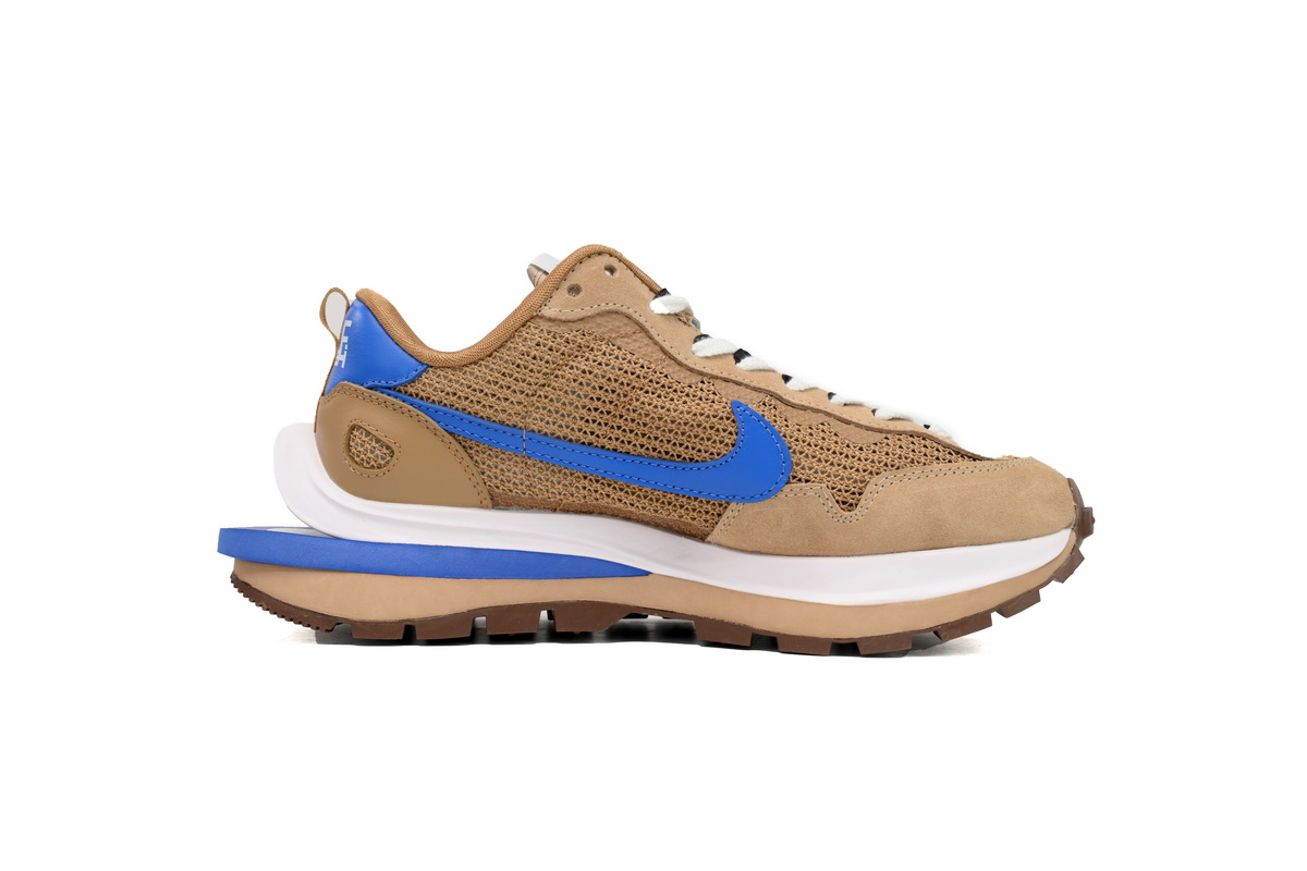Sacai x Nike VaporWaffle Sesame Brown Blue Black CV1363-201