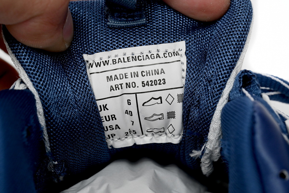 Balenciaga Track Black White Dark Blue 542023 W1GC4 9050 (No LED)