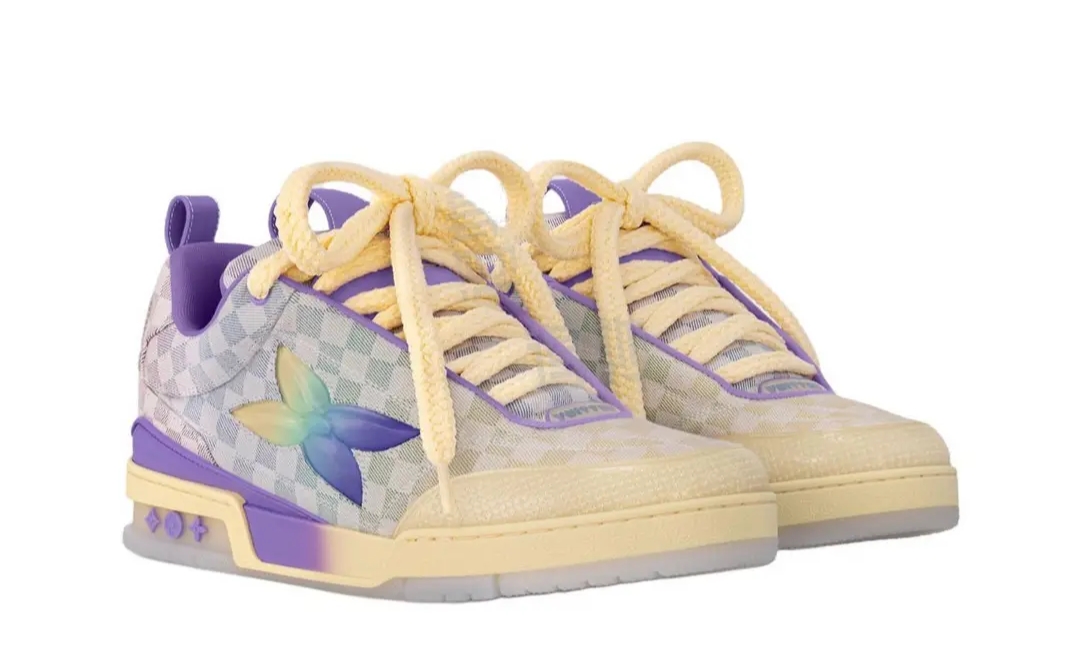 Louis Vuitton Skate Damier rainbows