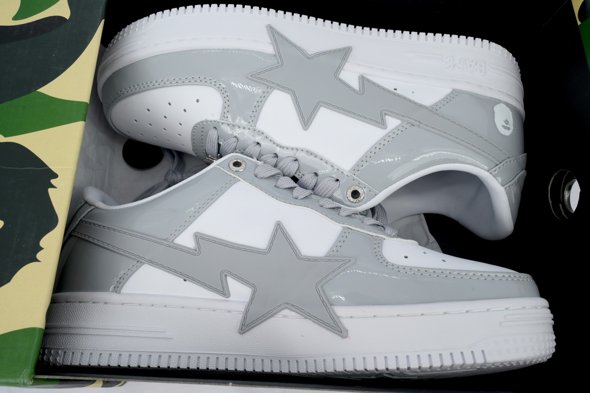 Bape STA OZXSHMX91310N A BATHING APE White Gray