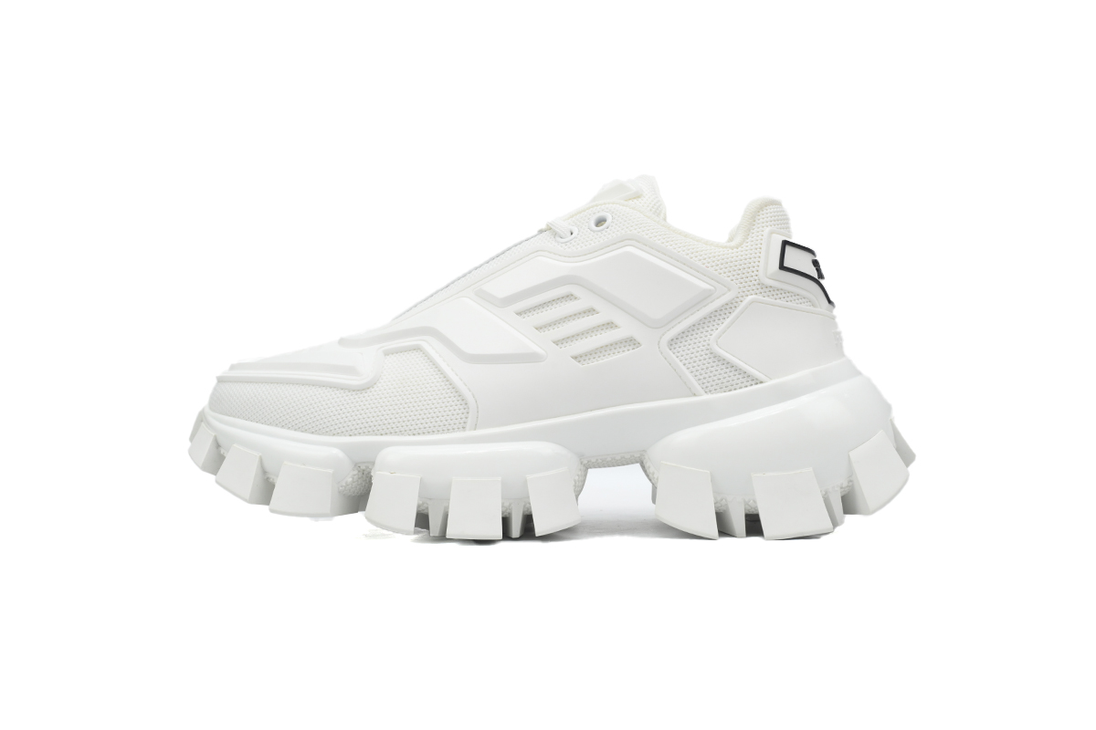 Prada Sneakers White Platform shoes