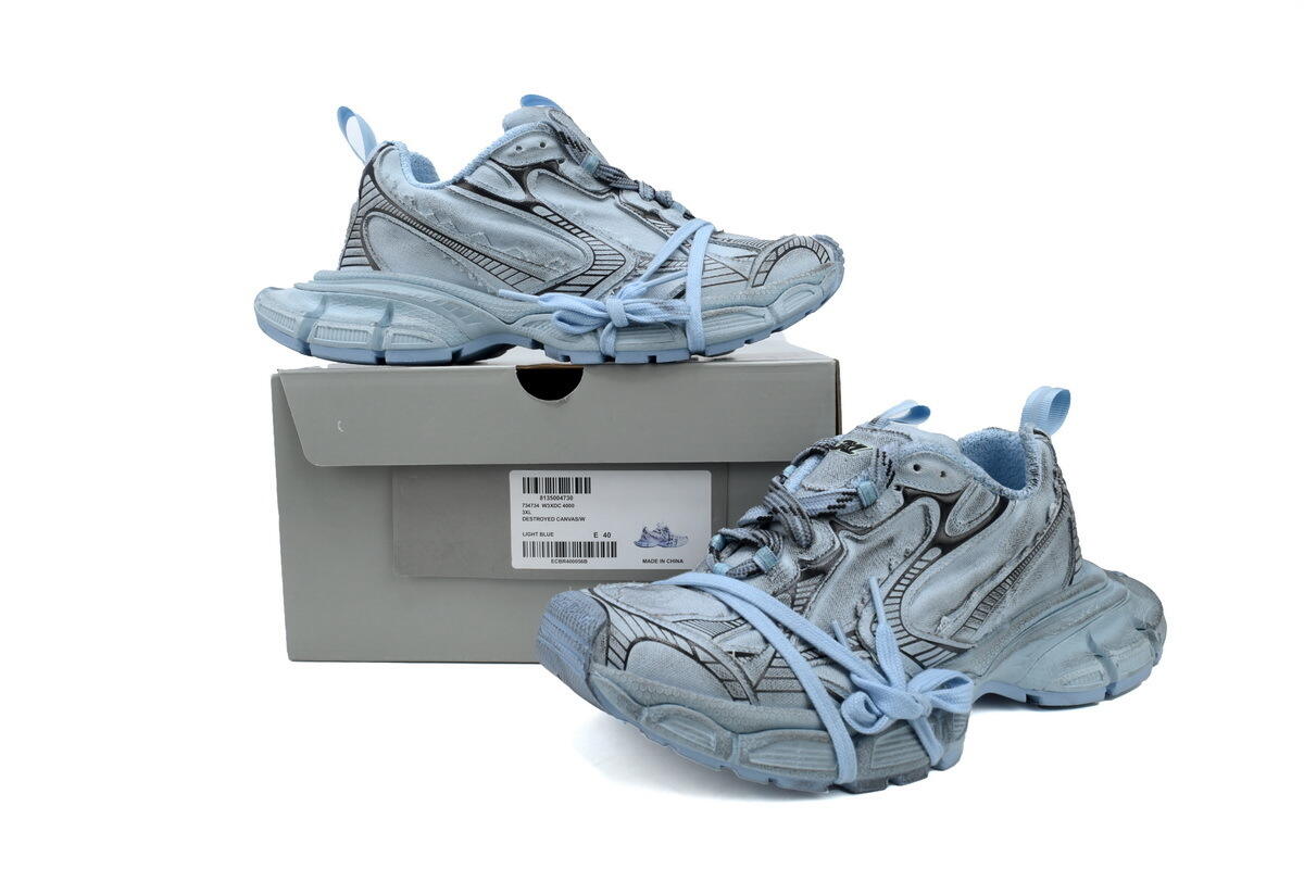 Balenciaga Canvas Blue 734731 W3XDC 4000