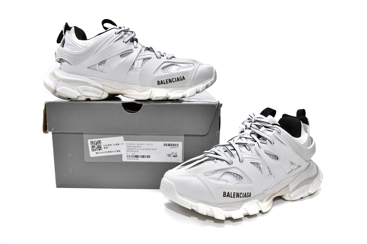 Balenciaga Track White Black 542023 W3AC1 9010 (LED)