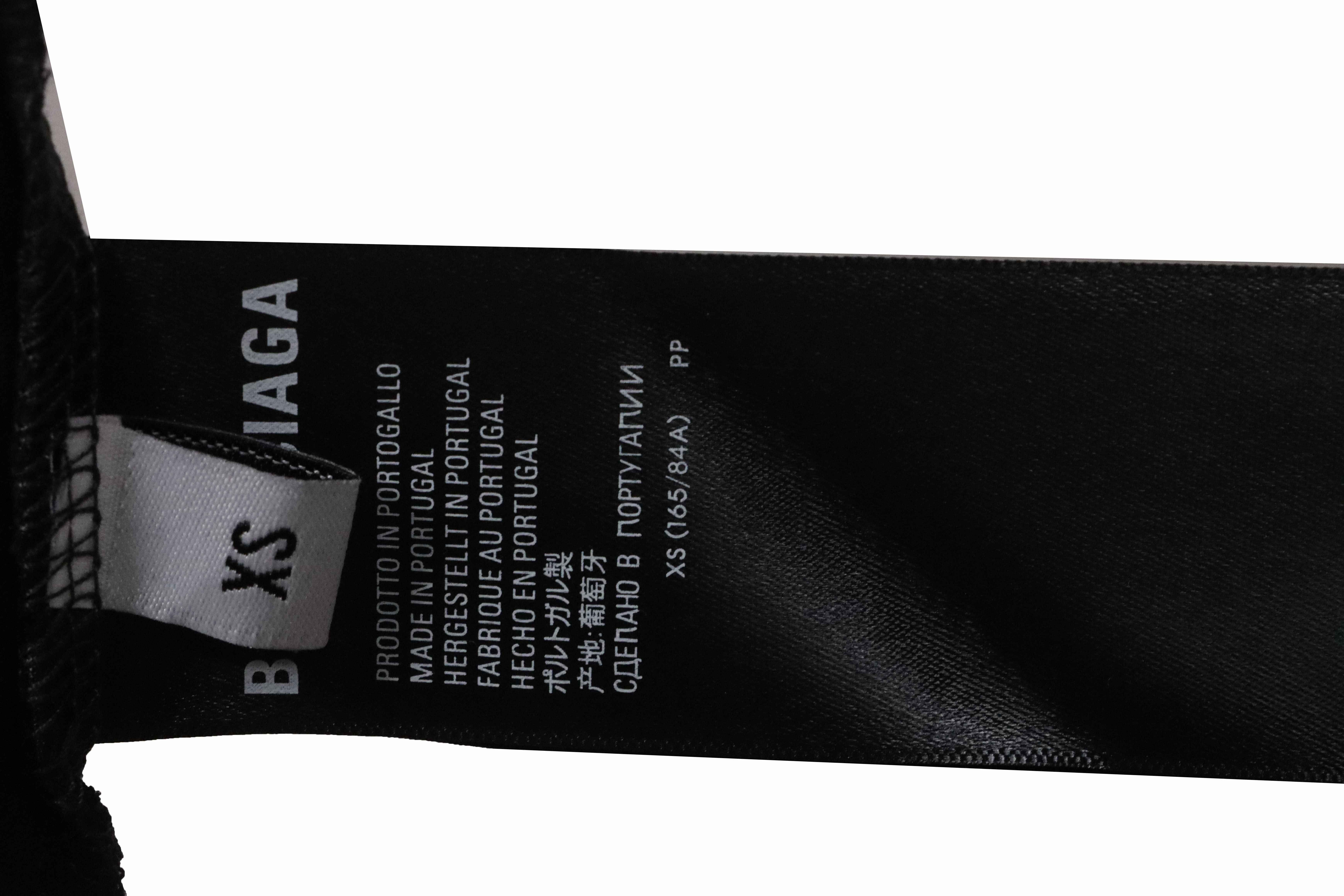 Balenciaga Blurred Coke Printed Short Sleeve Navy