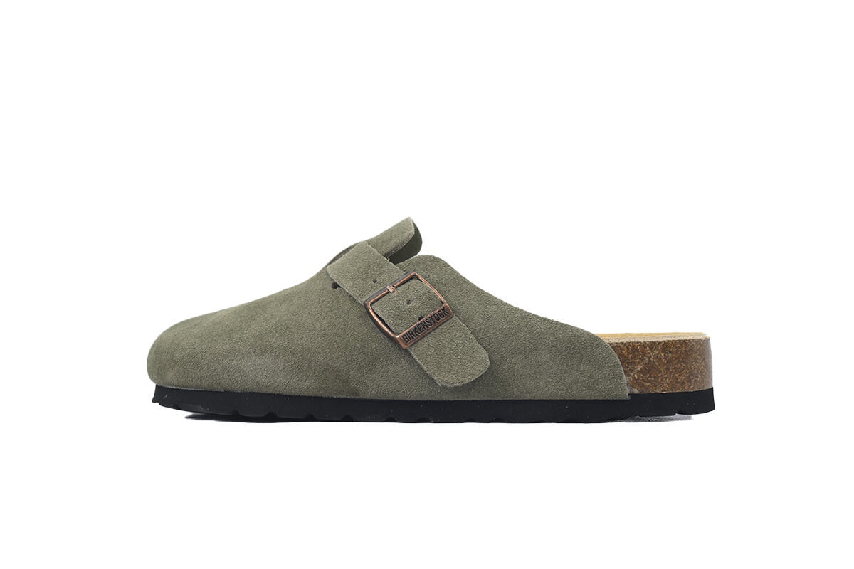 Birkenstock Boston Soft Footbed Dark Green