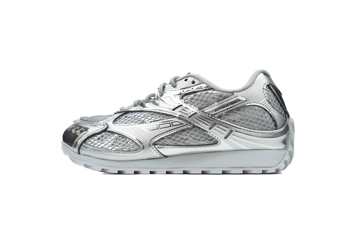 Bottega Veneta Orbit Sneaker Grey Silver