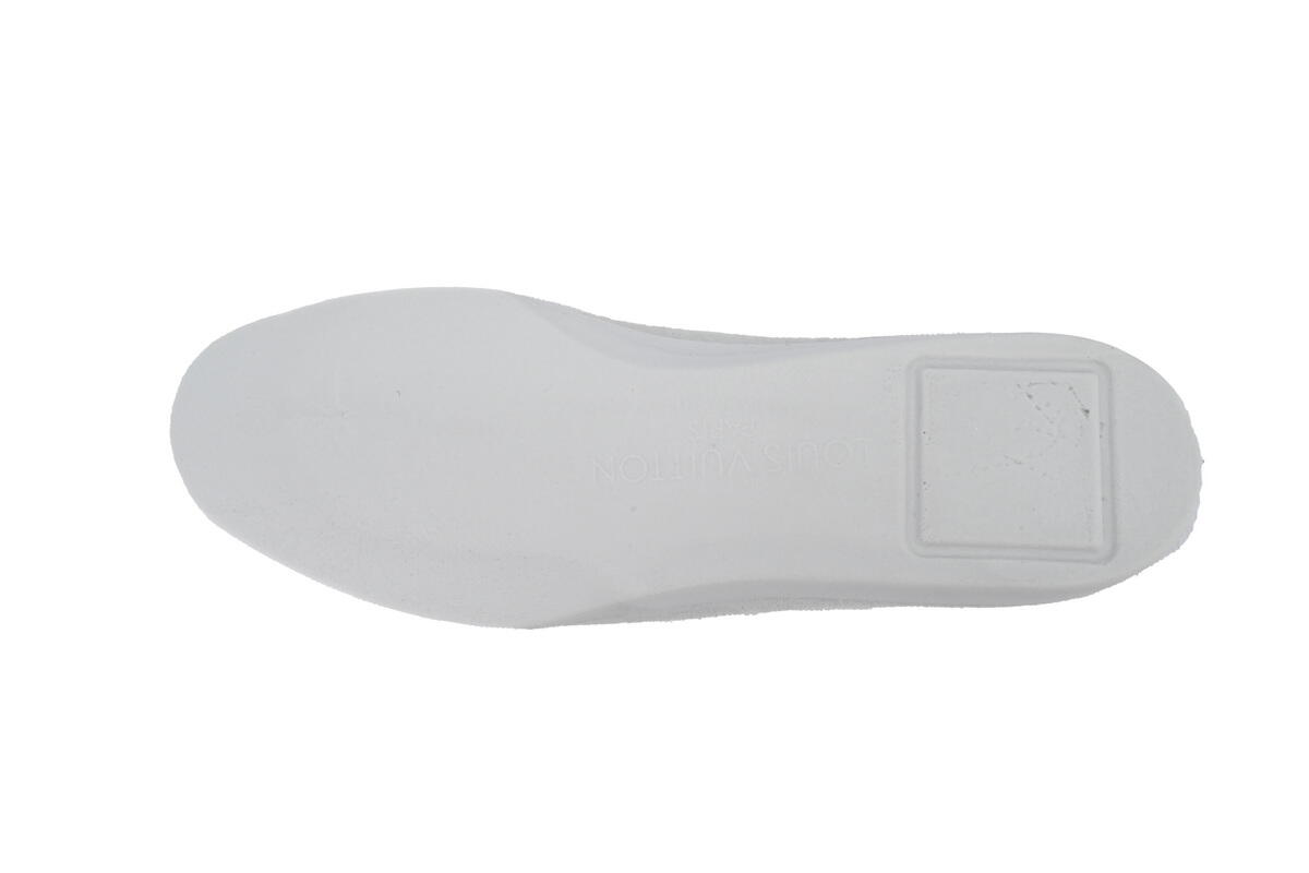 Louis Vuitton Skate Horse Hair Gray White Diamond