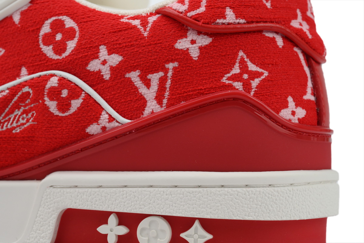 Louis Vuitton Louis Vuitton Trainer Red