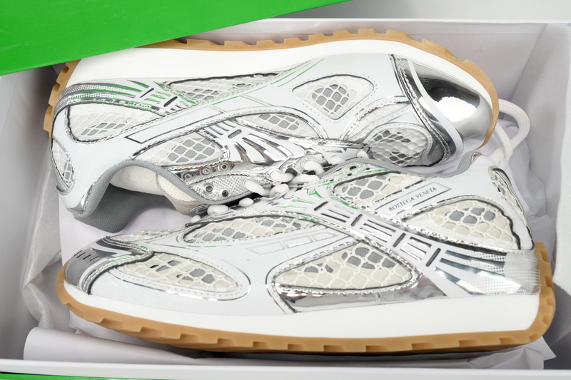 Bottega Veneta Orbit Sneaker Silver