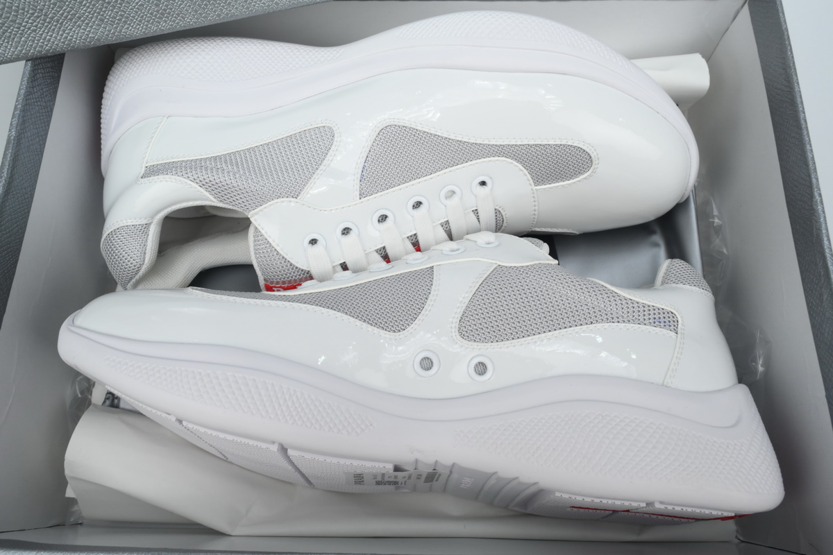 Prada All white mesh shoes