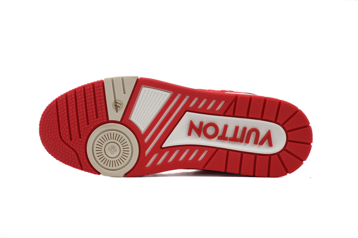 Louis Vuitton Louis Vuitton Trainer Red