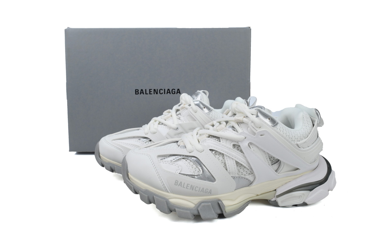 Balenciaga Track Sneaker White Grey SilverTotal 12 items 542436 W2FSC 9081
