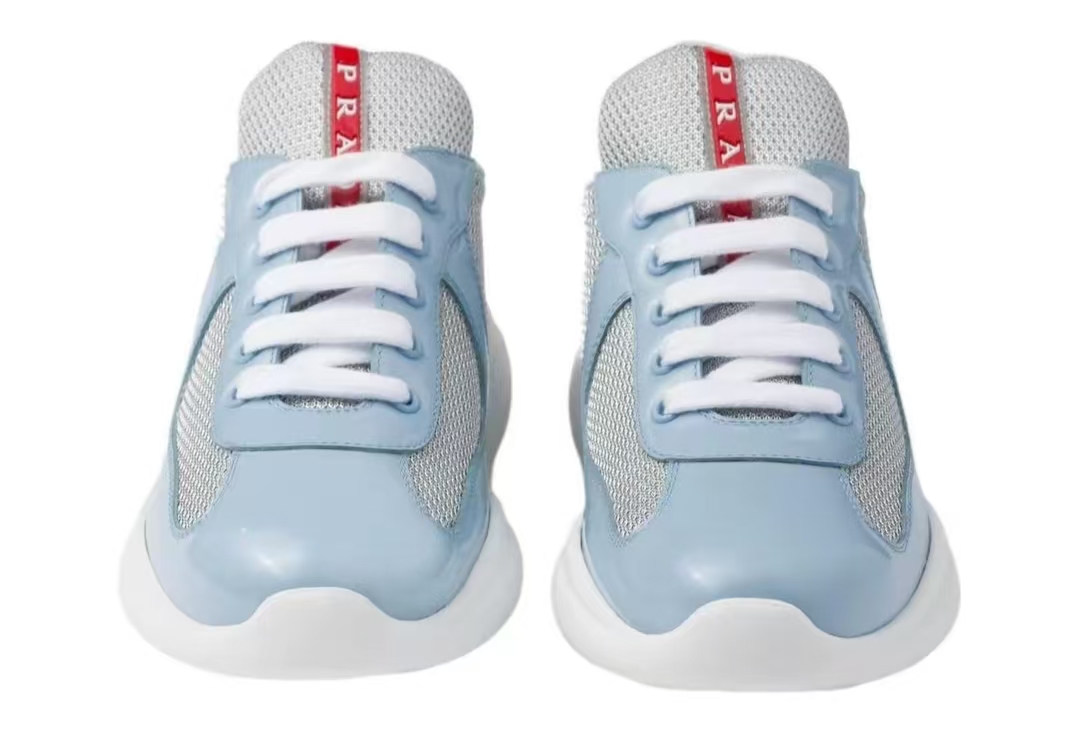 Prada America's Cup Soft rubber and bike fabric sneakers