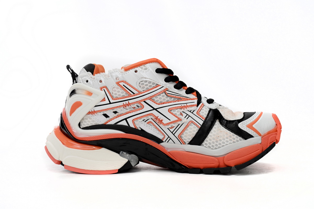 Balenciaga Runner White Orange Black 677402 W3RB7 9051