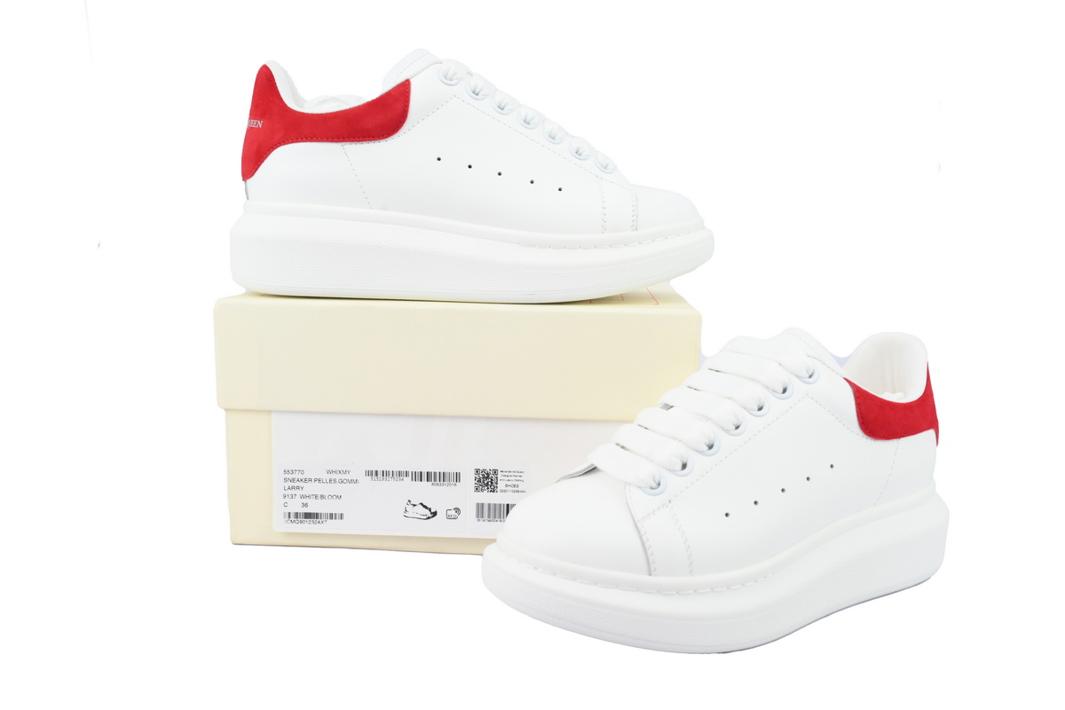 Alexander McQueen Sneaker Red Velvet Tail