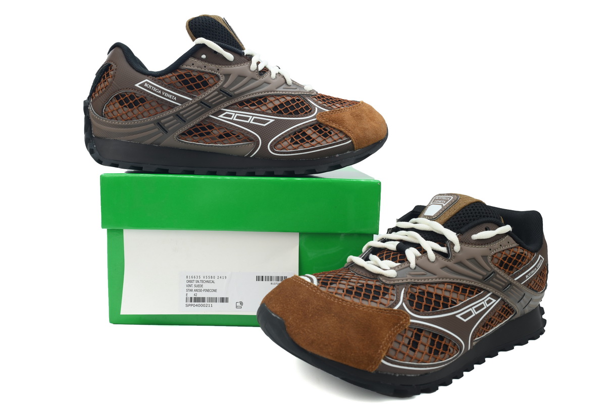 Bottega Veneta Orbit Sneaker Brown