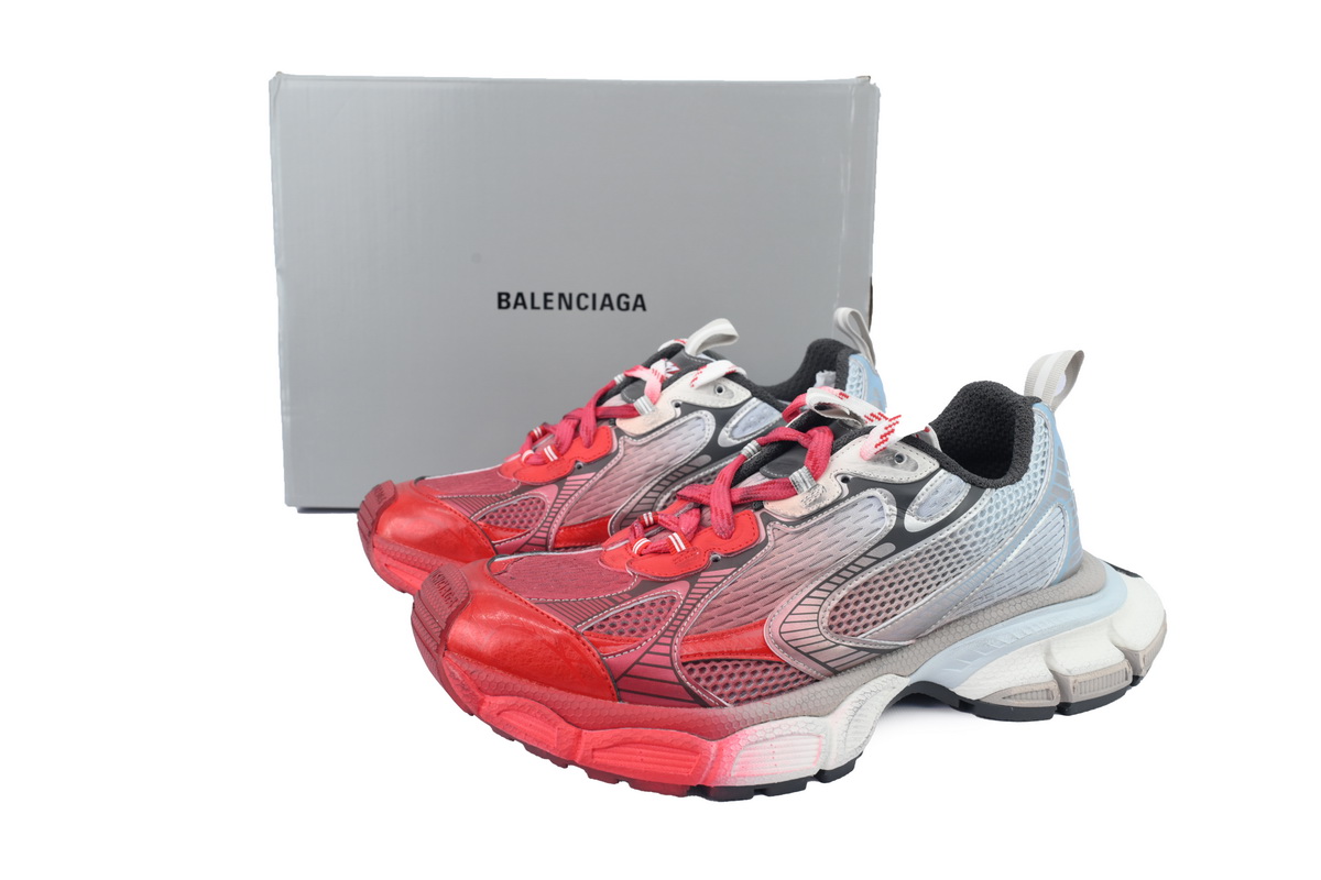 Balenciaga Red Grey 734734 W3XTS 9461