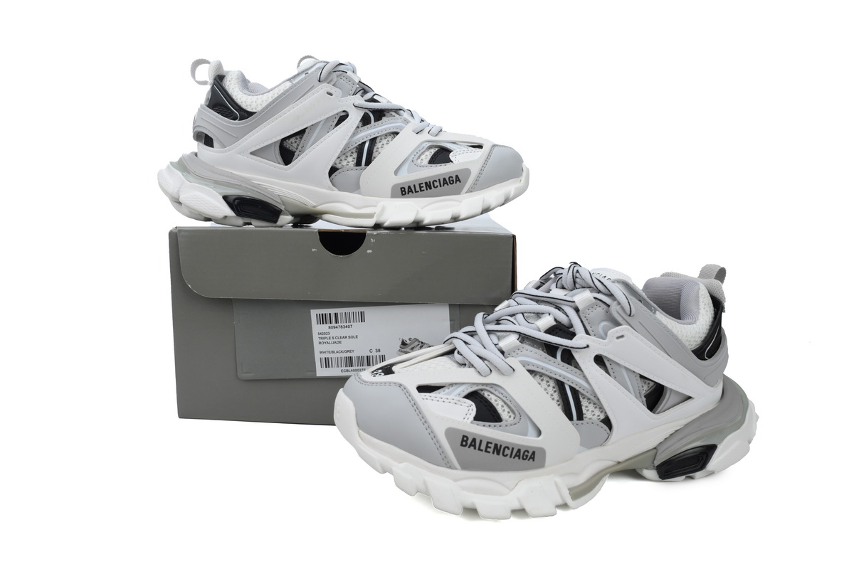 Balenciaga Track Sneaker White Gray Black