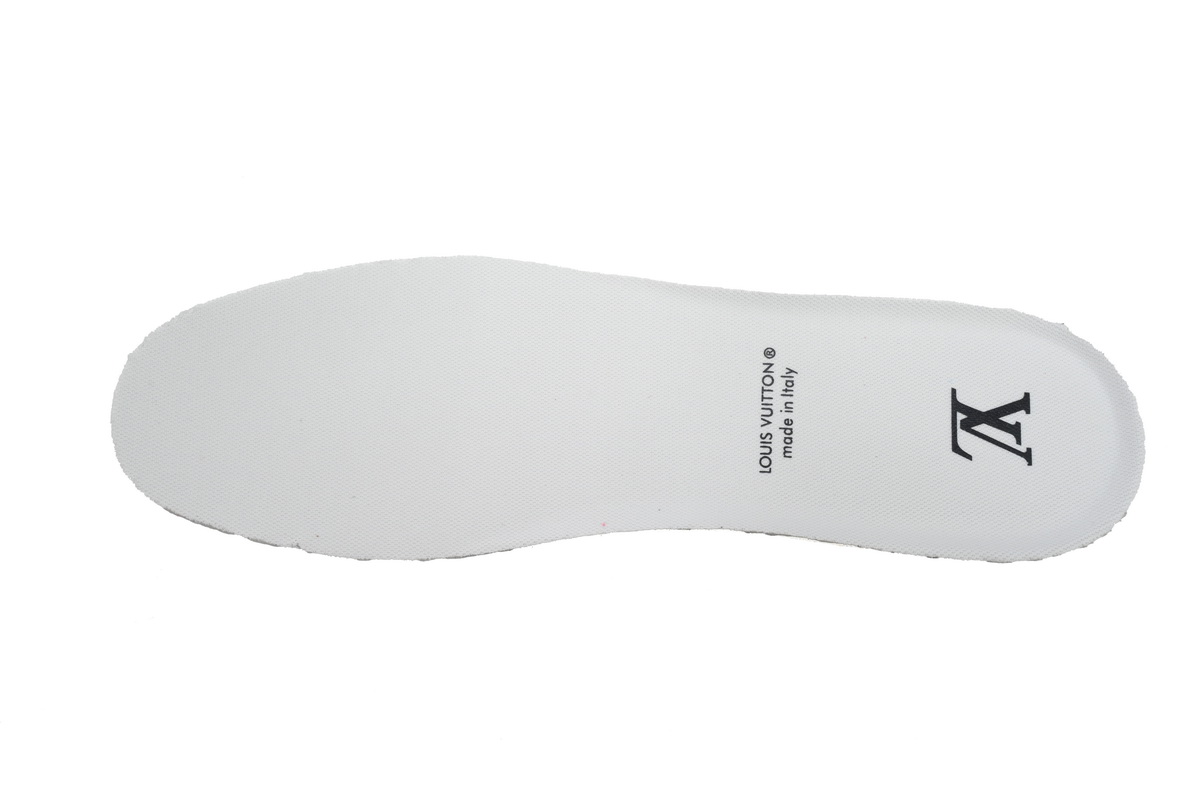 LOUIS VUITTON Trainer White Red