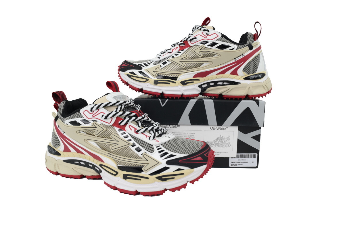 OFF-WHITE Out Of Khaki Red