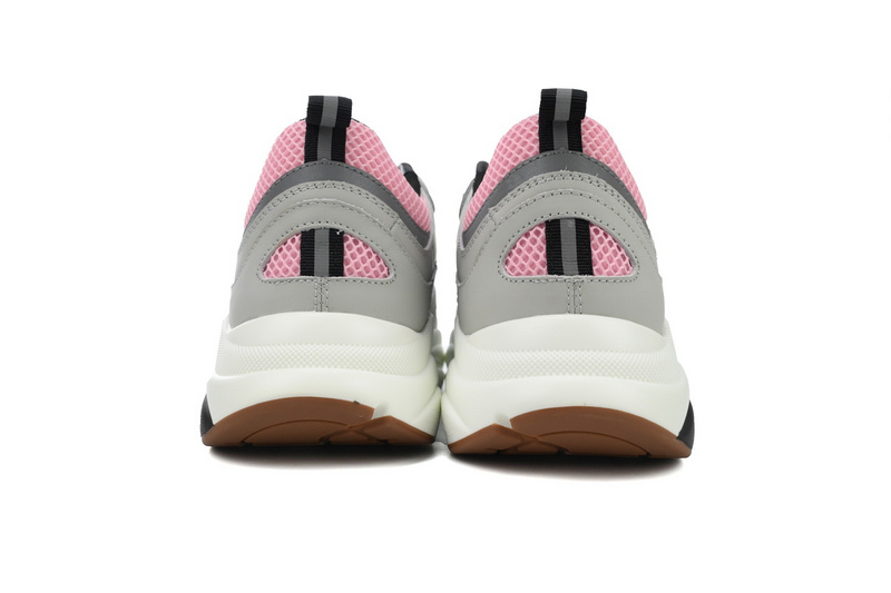 Dior Pink Gray 'B22' Sneakers Cream