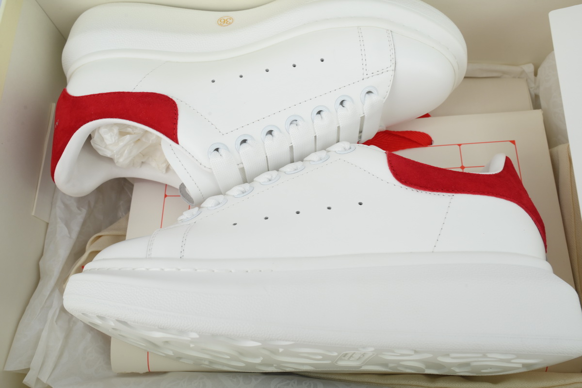 Alexander McQueen Sneaker Red Velvet Tail
