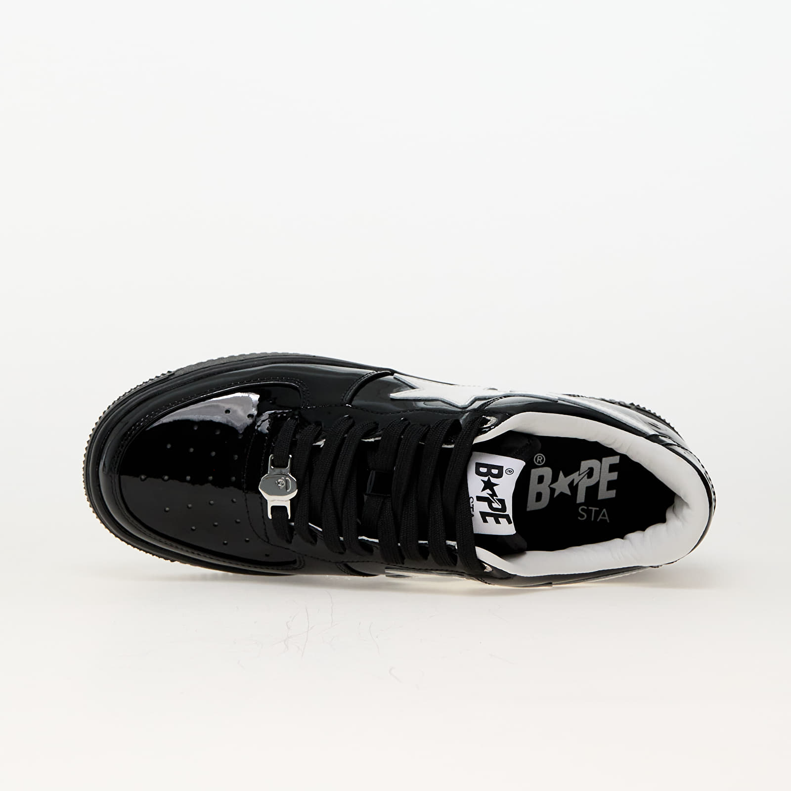 A Bathing Ape Bape Sta #2 Black Patent 1K30-191-302-BLK
