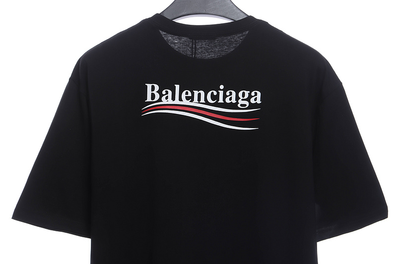 Balenciaga Coke Print Short Sleeve Black