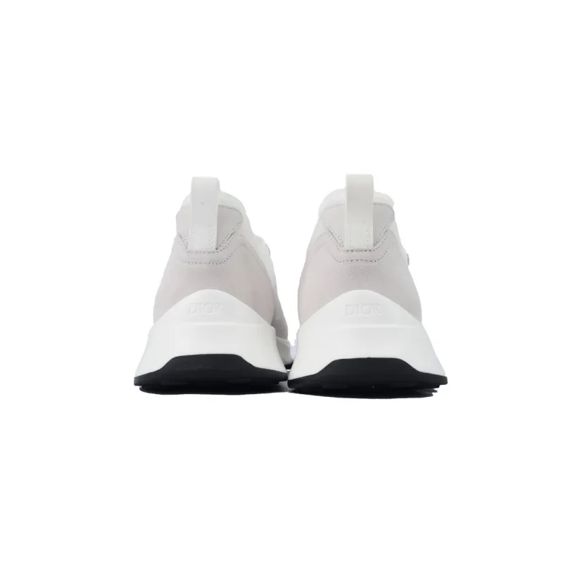 Dior B25 Runner White Oblique Suede 3SN259YTR-H069