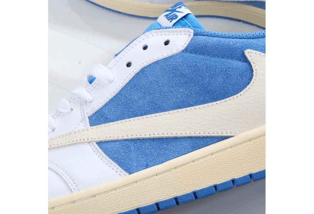 Travis Scott x Fragment x Nike Air Jordan 1 Low “UNC Blue”