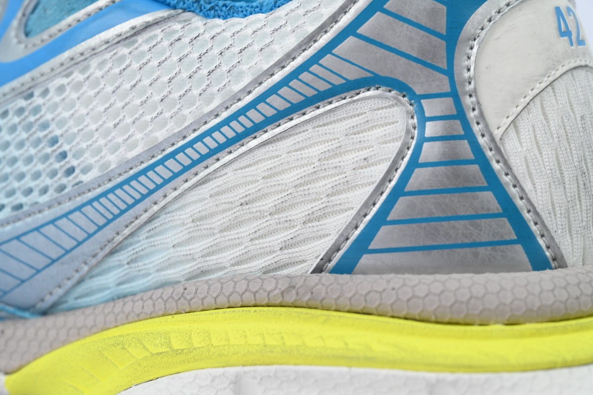 Balenciaga White Blue Yellow 734734 W3XTS 9479