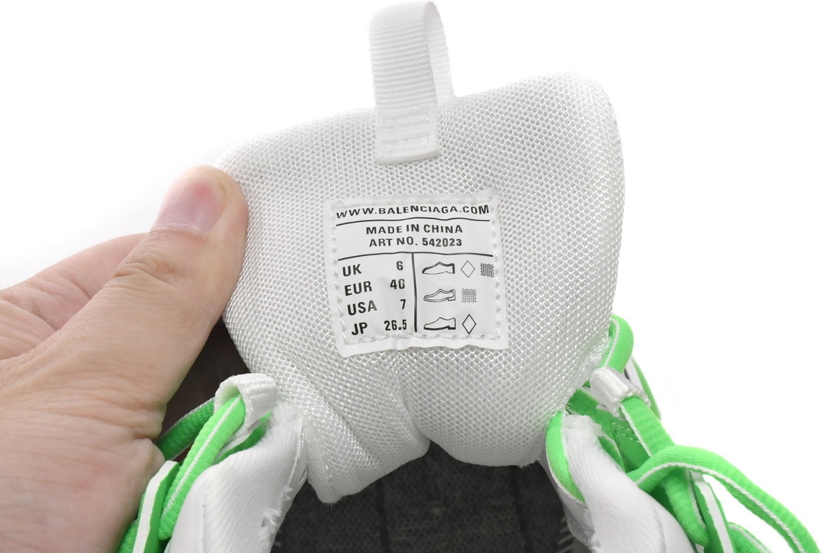 Balenciaga Track White Green 542023 W3HL1 9535 (No LED)