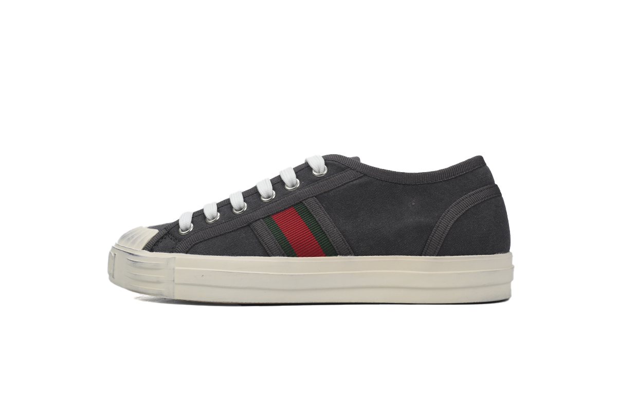 Gucci canvas shoes shell Black