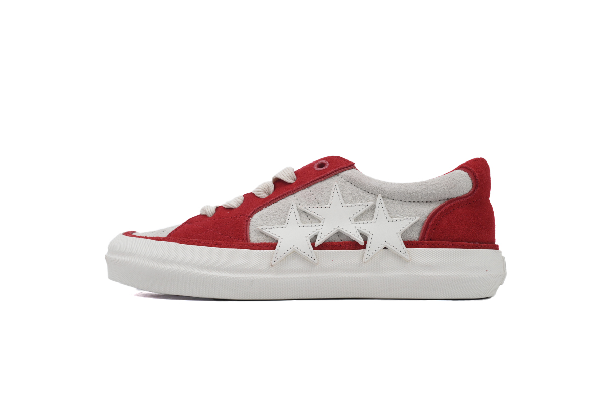 Amiri Sunset Skate Low Sneakers Red