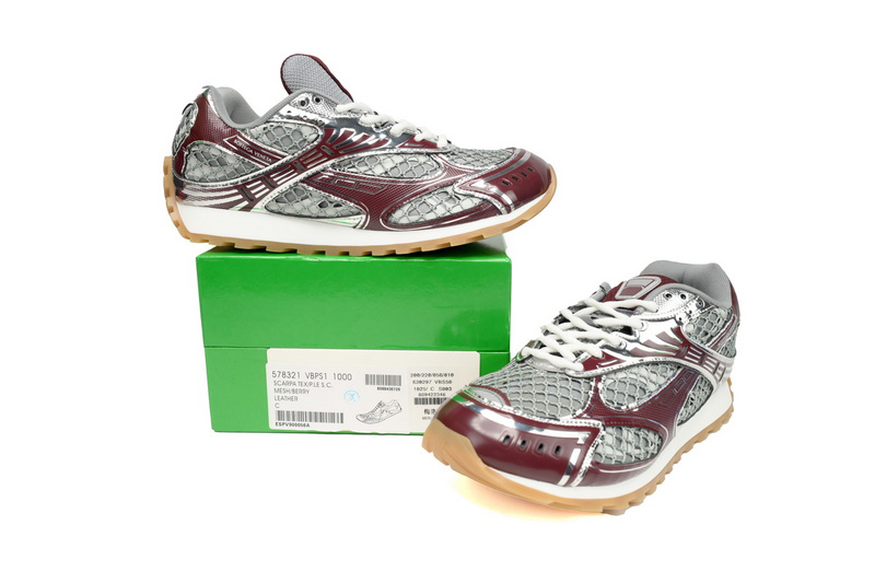 Bottega Veneta Orbit Sneaker Wine Red