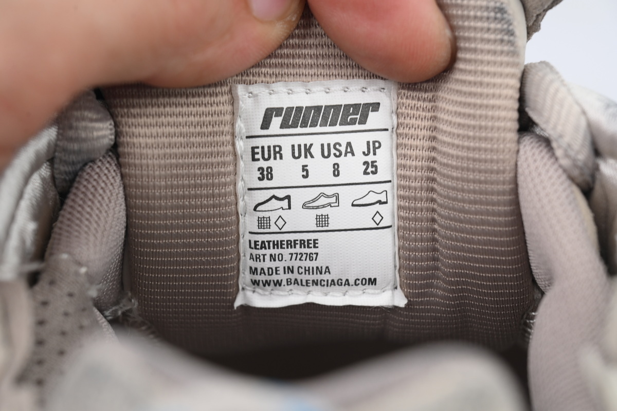 Balenciaga Runner Sneaker Brown Blue 772767 W3RNY 2240