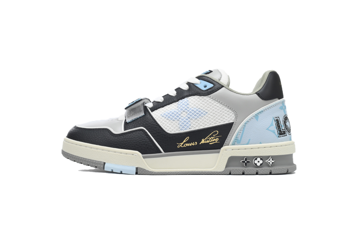 LOUIS VUITTON Trainer Black Blue