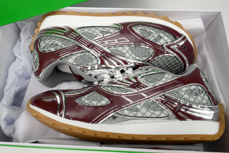 Bottega Veneta Orbit Sneaker Wine Red