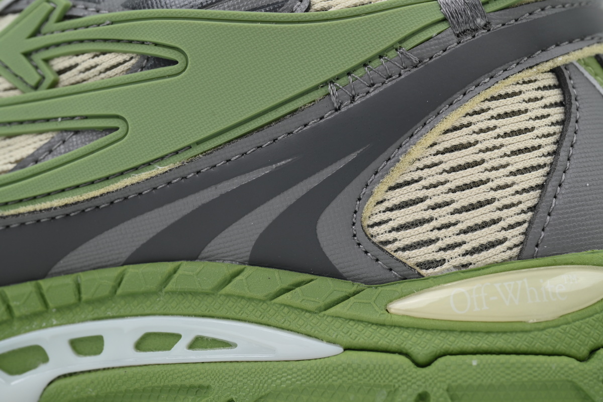 OFF-WHITE Out Of Military Green Grey